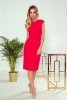 Numoco 301-2 TAMARA elegancka sukienka midi z paskiem 